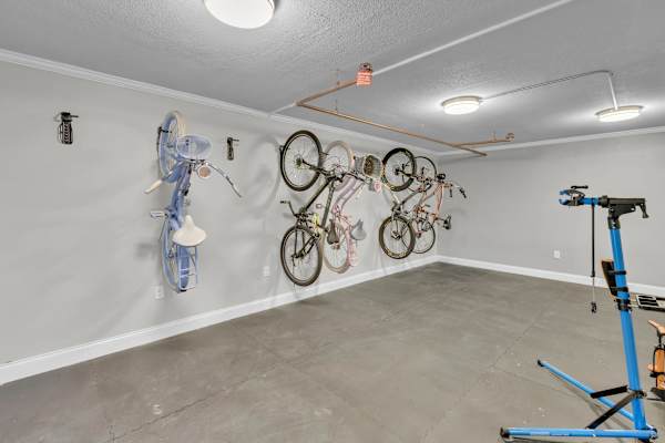 Organized garage storage at Avia Apartments at Reedy Creek, Kissimmee, FL